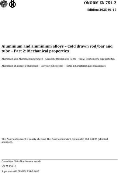 Standards PDF Cover Page