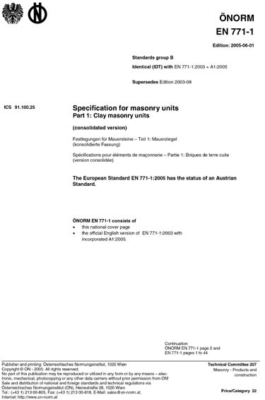 Standards PDF Cover Page
