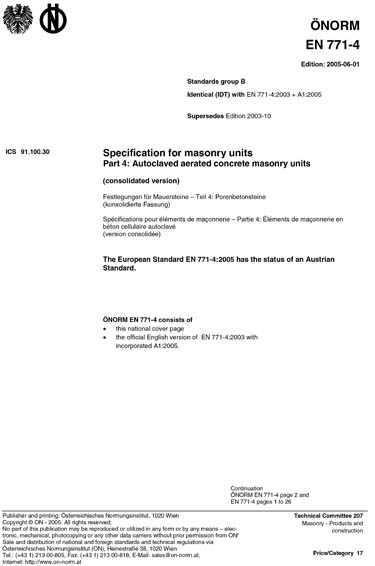 Standards PDF Cover Page
