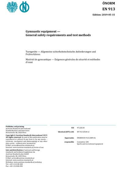 Standards PDF Cover Page