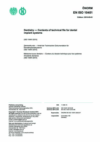 Standards PDF Cover Page