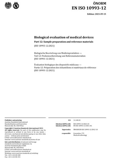 Standards PDF Cover Page