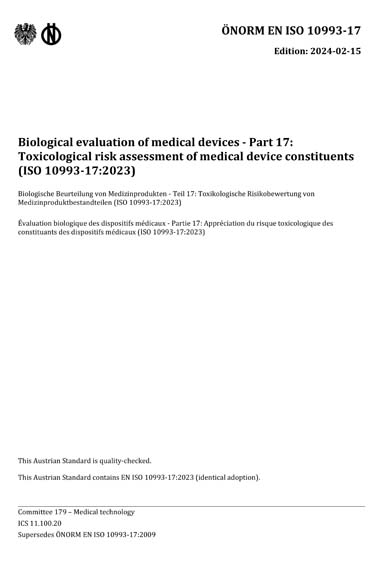 Standards PDF Cover Page