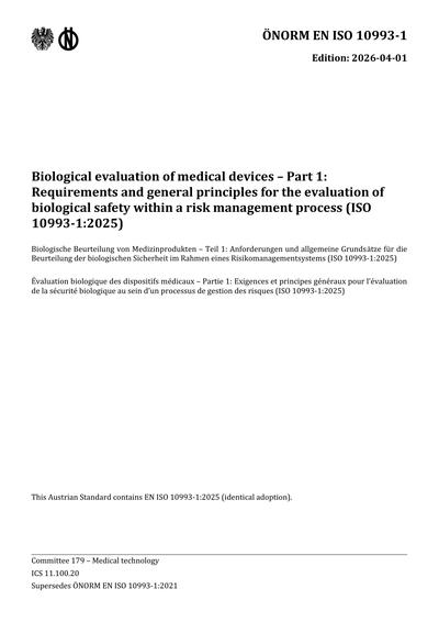 Standards PDF Cover Page