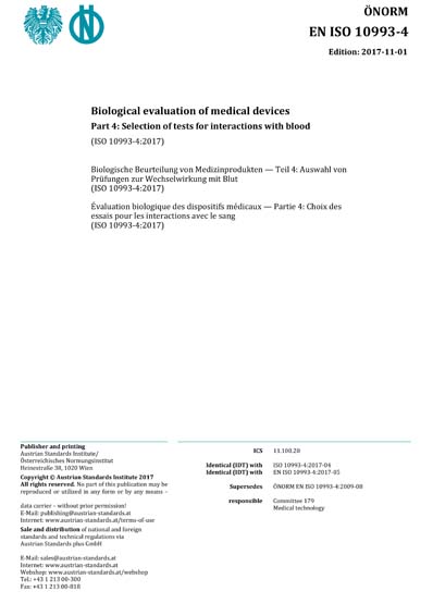 Standards PDF Cover Page