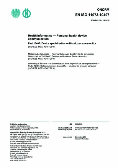 Standards PDF Cover Page