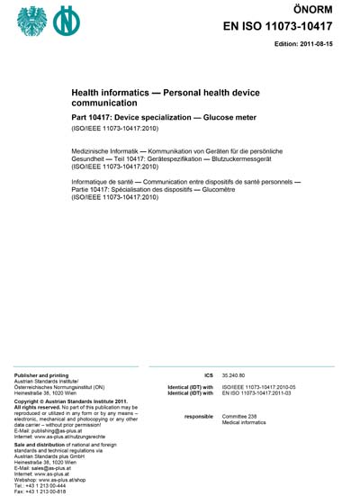 Standards PDF Cover Page