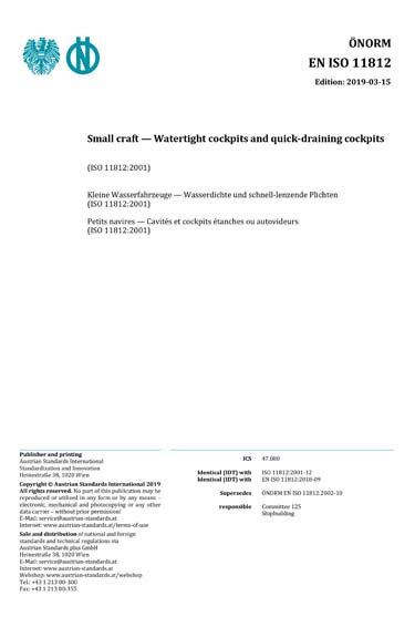 Standards PDF Cover Page