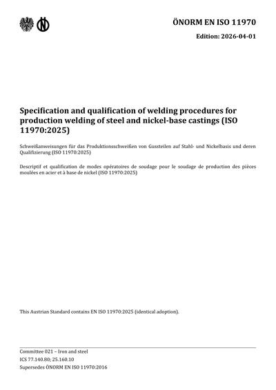 Standards PDF Cover Page