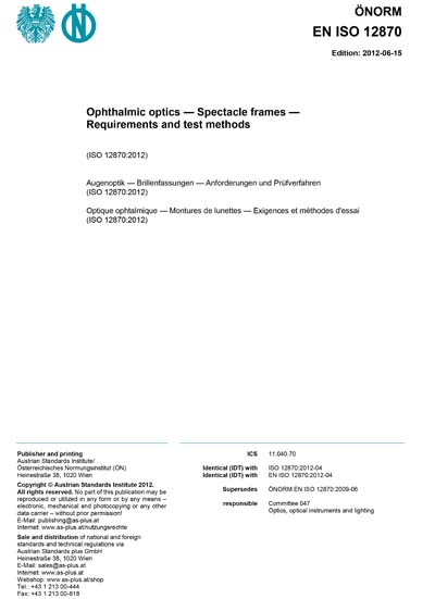 Standards PDF Cover Page