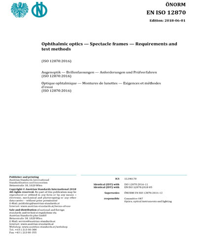 Standards PDF Cover Page