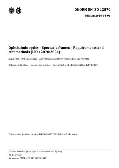 Standards PDF Cover Page