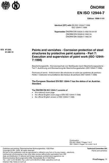 Standards PDF Cover Page