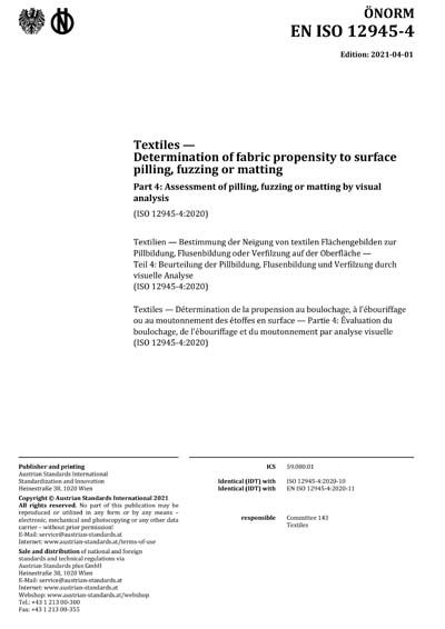 Standards PDF Cover Page
