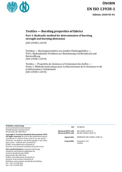 Standards PDF Cover Page
