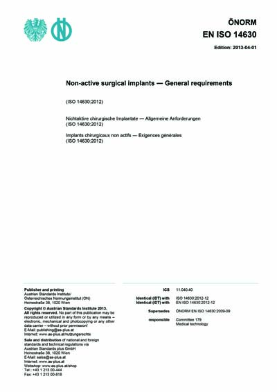 Standards PDF Cover Page