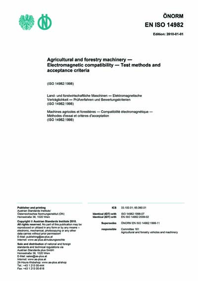 Standards PDF Cover Page