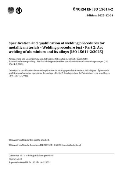 Standards PDF Cover Page