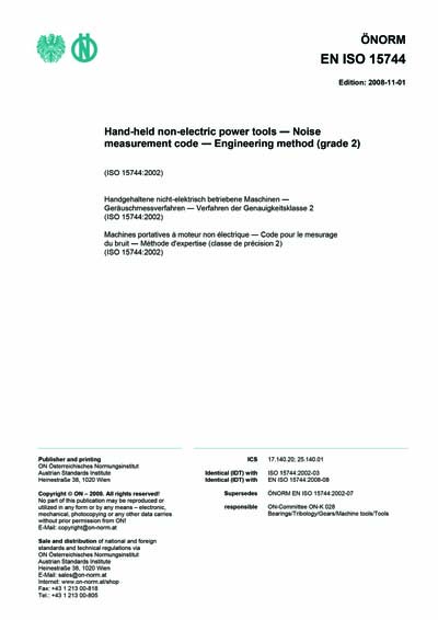 Standards PDF Cover Page