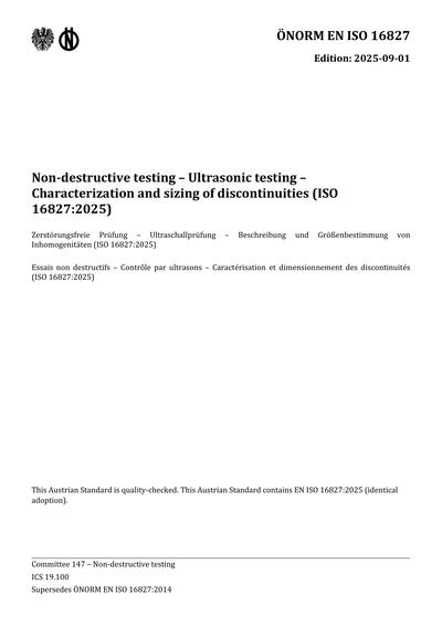 Standards PDF Cover Page