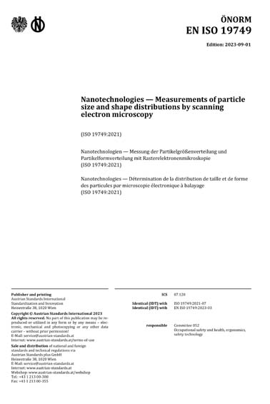 Standards PDF Cover Page