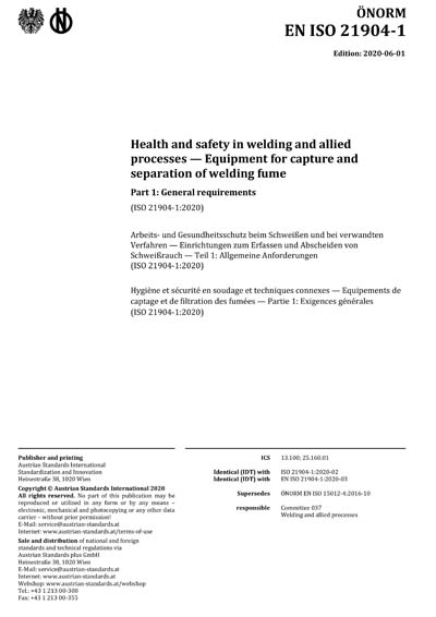 Standards PDF Cover Page