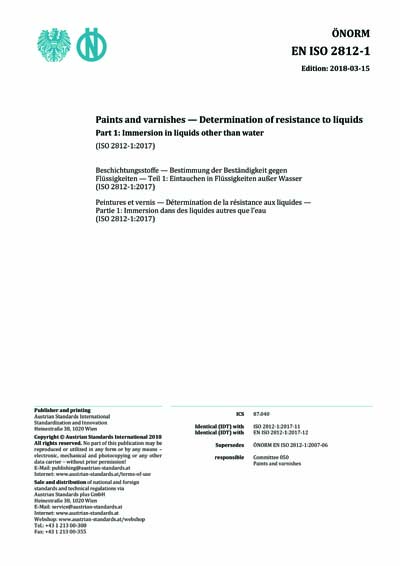 Standards PDF Cover Page