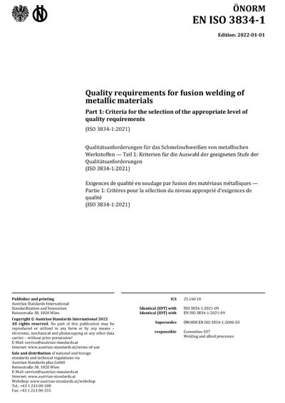 Standards PDF Cover Page