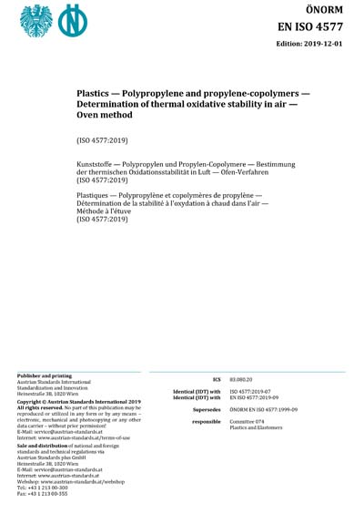 Standards PDF Cover Page