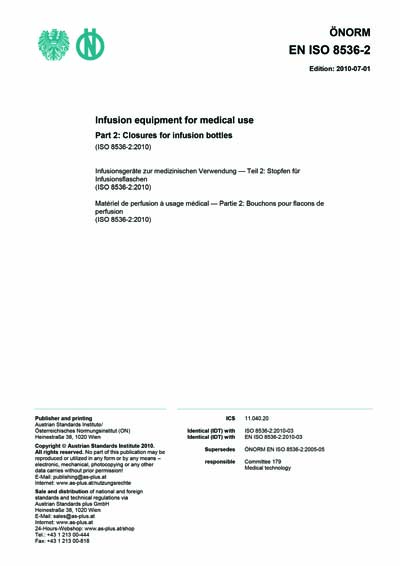 Standards PDF Cover Page