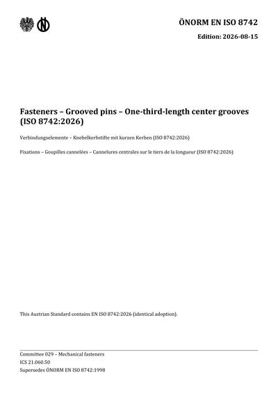 Standards PDF Cover Page