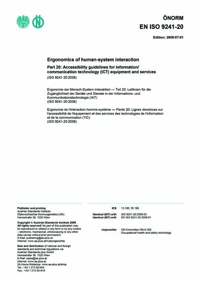 Standards PDF Cover Page