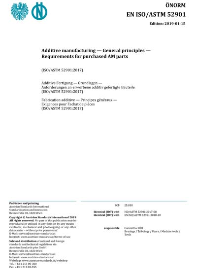 Standards PDF Cover Page