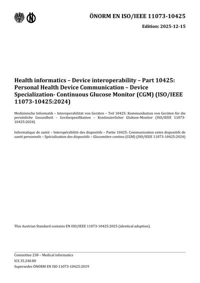 Standards PDF Cover Page