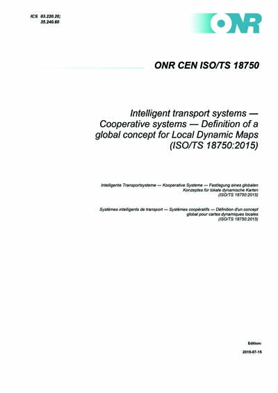 Standards PDF Cover Page