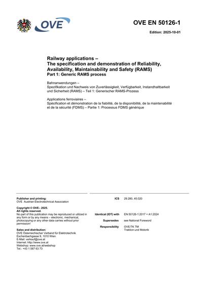 Standards PDF Cover Page