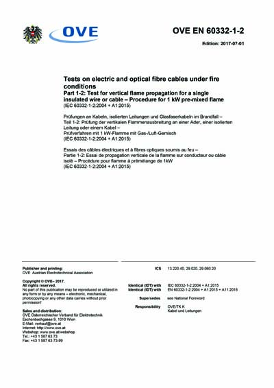 Standards PDF Cover Page