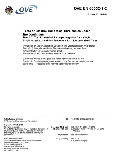 Standards PDF Cover Page