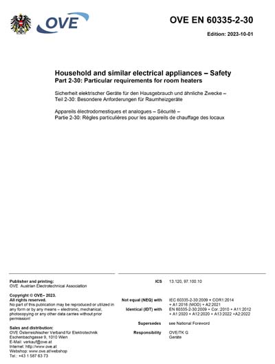 Standards PDF Cover Page
