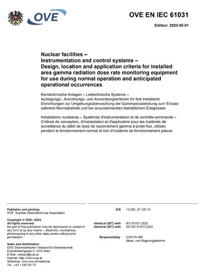 Standards PDF Cover Page