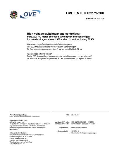 Standards PDF Cover Page