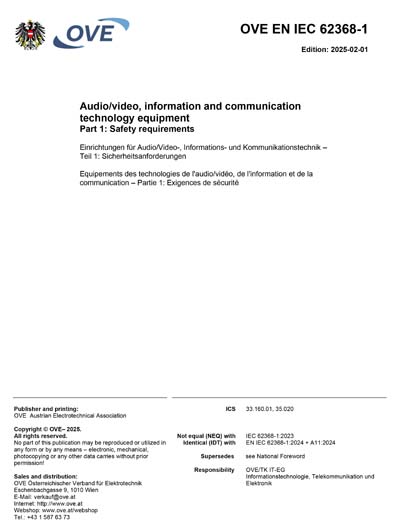 Standards PDF Cover Page