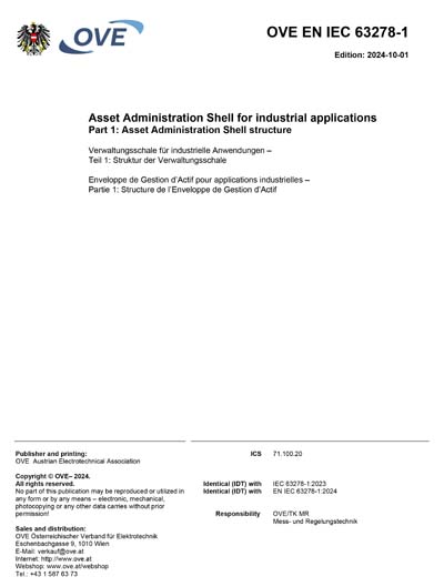 Standards PDF Cover Page