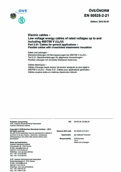 Standards PDF Cover Page