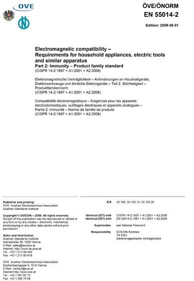 Standards PDF Cover Page