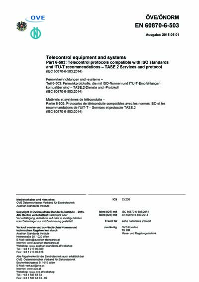 Standards PDF Cover Page