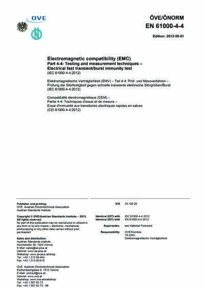 Standards PDF Cover Page