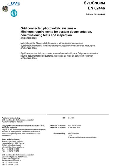 Standards PDF Cover Page