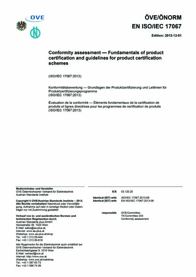 Standards PDF Cover Page