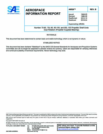 Standards PDF Cover Page